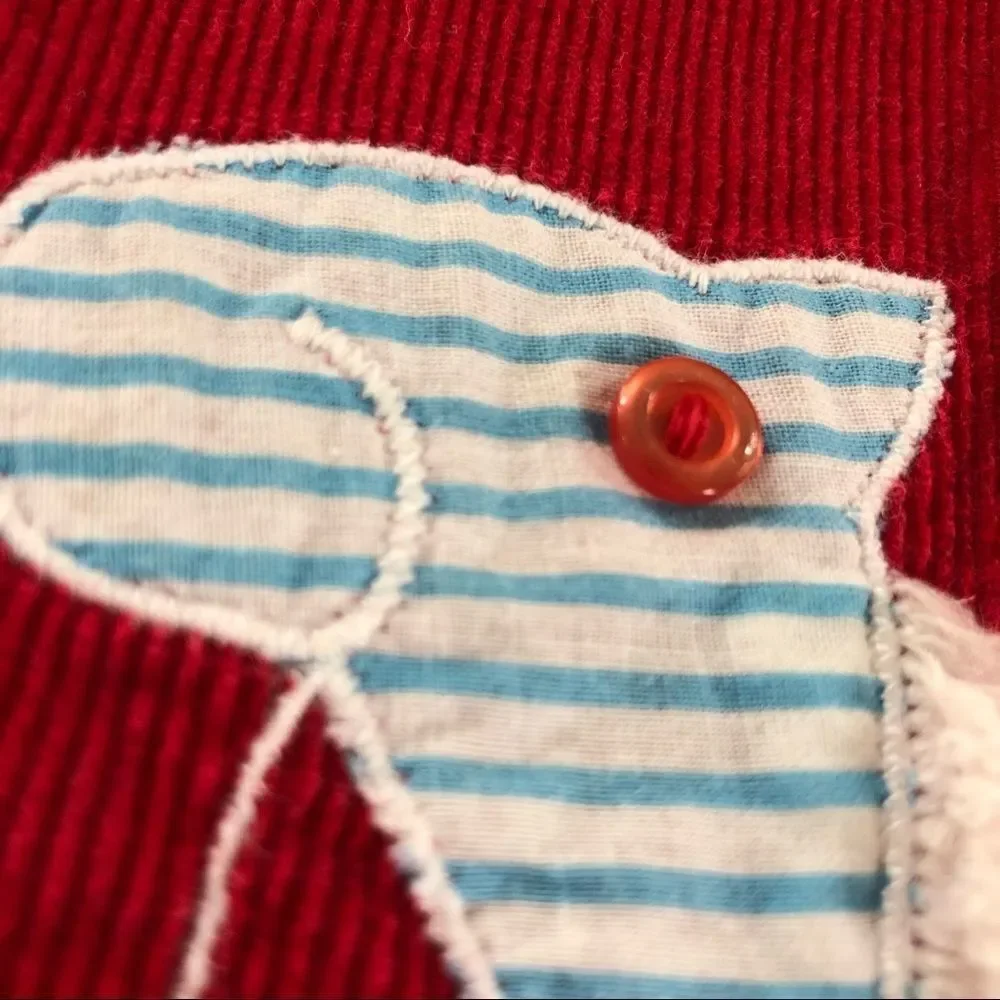 Vintage Hobby Horse Corduroy Romper 12mo